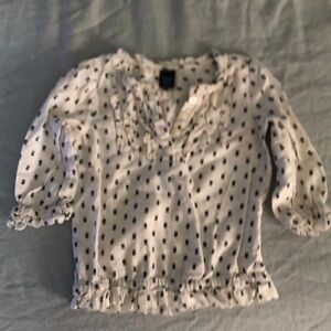 Tiny skull print Baby Gap blouse